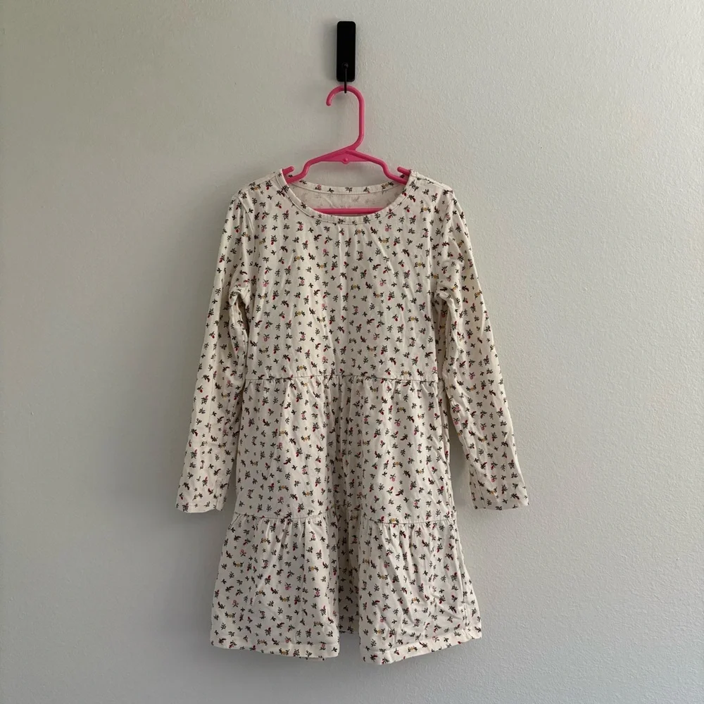 Old Navy • Floral Long Sleeve Kids Dress